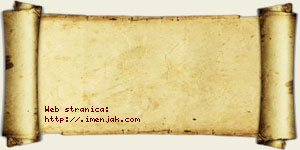 Isak Joksimović vizit kartica